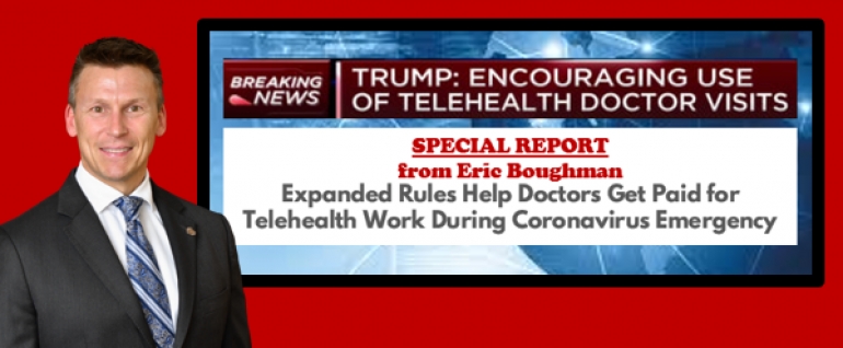 Eric provides a Special Report for medical &amp; health professionals, as he presents &quot;The First 30 Minutes:  Expanded Rules Helps Doctors Get Paid for Telehealth Work During Coronavirus Emergency&quot; via Live National Webinar.
