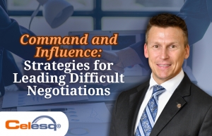 Eric explores strategic, emotionally intelligent negotiation skills to lead high-stakes legal disputes with clarity and control, in his seminar: &quot;Command and Influence:  Strategies for Leading Difficult Negotiations&quot; for the Celesq AttorneysEd Center