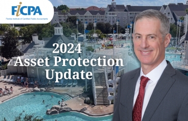 Gary presents his 2024 asset protection update at the FICPA&#039;s Summer Vacation Conference at Disney&#039;s Yacht &amp; Beach Club