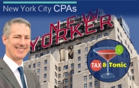 Gary meets with New York City CPAs to discuss the latest developments and trends in tax law for "Tax &amp; Tonic: Practical advice for sophisticated CPAs" at The New Yorker Hotel in Midtown Manhattan.