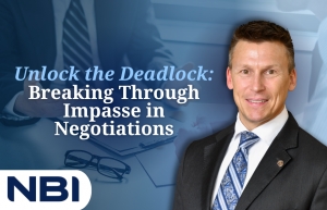 Eric presents strategies to overcome negotiation impasses using behavior psychology, persuasion tactics, and dispute resolution techniques, in his seminar: &quot;Unlock the Deadlock:  Breaking Through Impasse in Negotiations&quot; for the NBI