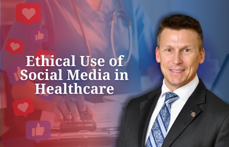 Eric explores ethical social media use in healthcare, focusing on privacy, misinformation, and reputation management, in his seminar: &quot;Ethical Use of Social Media in Healthcare&quot; via Live National Webinar