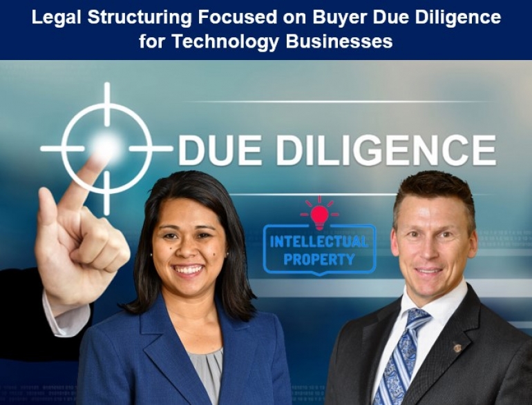 Eric and Kathryn discuss structuring emerging technology companies for growth &amp; eventual sale in their seminar, &quot;Legal Structuring Focused on Buyer Due Diligence for Technology Businesses&quot; via Live National Webinar