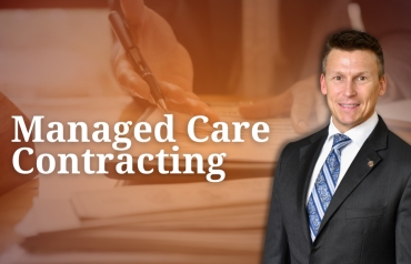 Eric discusses managed care contracting, covering key provisions, legal considerations, strategies, negotiations, and the impact of increased audits and payment recoupment demands in his seminar, &quot;Managed Care Contracting&quot; via Live National Webinar.