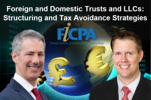 Gary and Brian discuss strategies for asset protection and tax avoidance in their seminar, &quot;Foreign and Domestic Trusts and LLCs: Structuring and Tax Avoidance Strategies&quot; at the Florida Institute of Certified Public Accountants (FICPA)