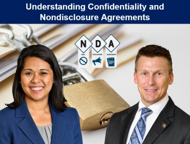 Eric and Kathryn discuss confidential information & nondisclosure agreements with emphasis for the medical & technology professional in their seminar, 