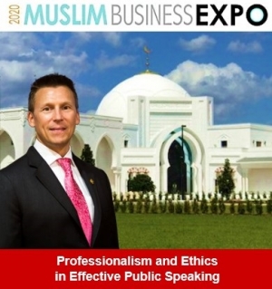 Eric heads to Sanford to present on &quot;Professionalism and Ethics in Effective Public Speaking&quot; at the 2020 Muslim Business Expo