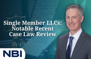 Gary presents for the National Business Institute.  He discusses case law impacting single-member LLCs, creditor remedies, and asset protection planning in his seminar: "Single Member LLCs: Notable Recent Case Law Review"