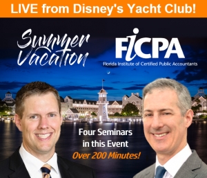 Gary and Brian are among the featured speakers for the FlCPA&#039;s Summer Vacation Cluster, where they&#039;ll present 4 of their hottest seminars at Disney’s Yacht Club Resort.
