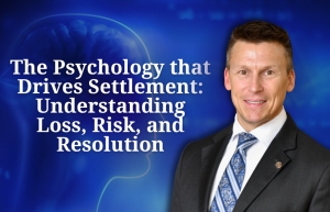 Eric explores psychological tactics and biases that influence settlement negotiations and drive dispute resolution, in his seminar, &quot;The Psychology that Drives Settlement: Understanding Loss, Risk, and Resolution&quot; via Live National Webinar