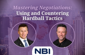 Eric and Chuck Crosby, former Crisis Negotiator for the Orlando PD, cover hardball tactics and strategies for effective negotiation in their seminar: "Mastering Negotiations:  Using and Countering Hardball Tactics" for the National Business Institute