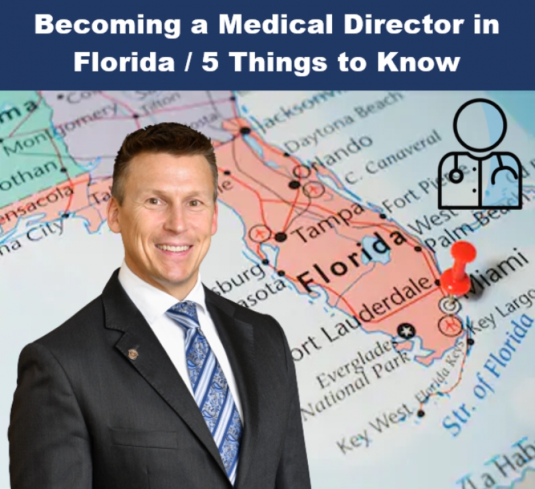 Eric further expands our First 30 Minutes series on Medical and Health Law topics with a discussion on medical directorships in his seminar, &quot;Becoming a Medical Director in Florida:  5 Things to Know&quot; via Live National Webinar