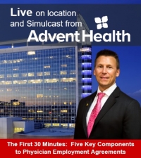 Eric continues his Medical & Health Law series -- The First 30 Minutes.  This month's feature topic 